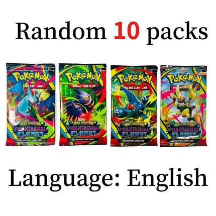 4/36 Packs English Pokémon TCG: Mega Evolution Perfect order Phantasmal Flames Ascended Heroes Booster Box Pokemon card