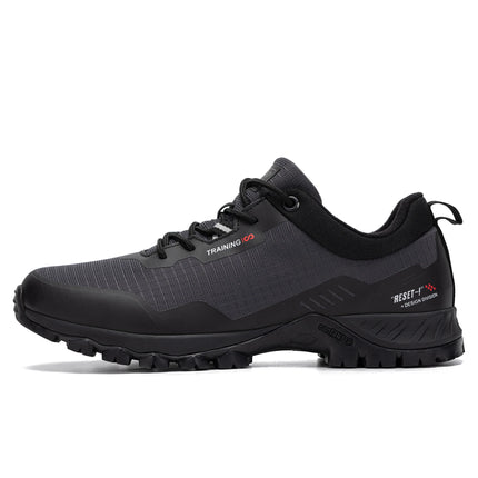 Baasploa Men Non-Slip Sneakers Wear-Resistant Hiking Shoes Men Anti Splash Water Outdoor Sneakers Male Comfort Walking Shoes