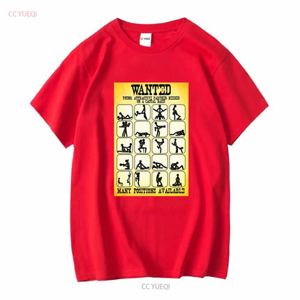 Wanted Kamasutra Position  White Men T Shirt D403 vintage Washed Stylish Slightly graphic fashion Comfortable designer clothes
