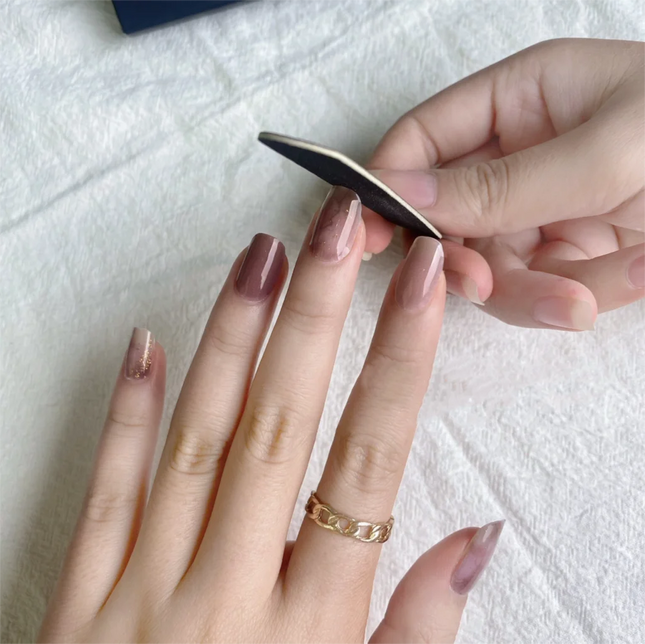Envoltorios de uñas de gel de curado rápido, envoltorios de gel de uñas sólidos adhesivos, calcomanías de uñas de gel de cobertura completa, curado con lámpara UV, decoración de manicura