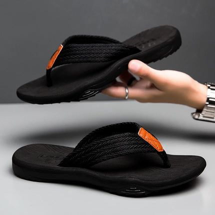 MEN Flip flop Comfortable Breathable Slip-On Sandals for Men Casual Summer Footwear
