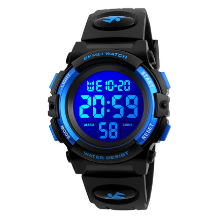 SKMEI 1266 Children's Watches for Boy Girl Color LED Display Digital Alarm Clock Waterproof Sports Kids Wristwatches 1548 Reloj