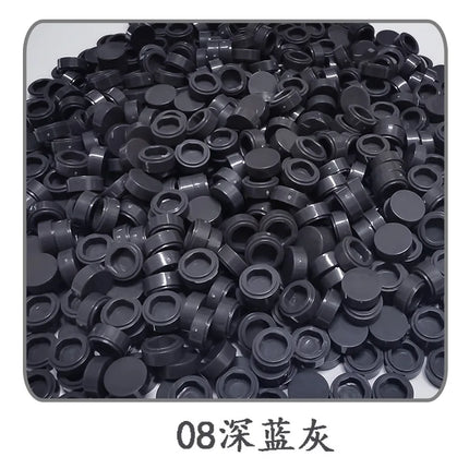 1000pcs/lot Tile 1x1 Round 98138 Special Brick MOC Building Block Small Particle Bricks Parts Compatible with 98138 LOGO Toys