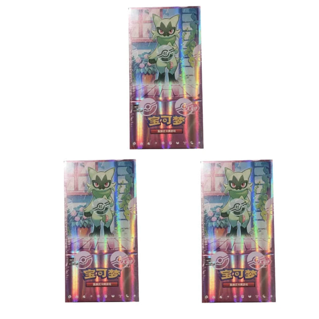 Auf Lager 100% Original Echte Pokémon Sammelkartenspiel PTCG Karte Gesammelte Gem Bag Serie Sammeln Kampfkarten Geburtstagsgeschenke
