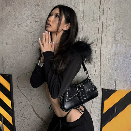 Gtpdpllt Faux Fur Collar Hooded Sweatshirts For Woman Fall Winter Coats Clothes Black Zip Up Cropped Jackets