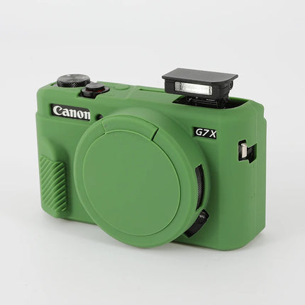 Camera Soft Silicone Skin Cover For Canon G7XII G7X2 G7X Mark 2 G7X3 Body Rubber Case Bag For G7 X Mark III With Lens Protector