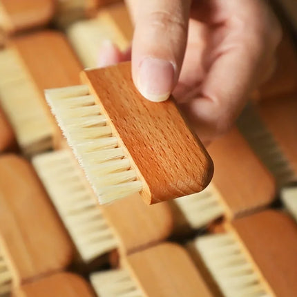 Nail Brush, Firm Nature Wooden Sisal Scrub Brush For Toes And Nails, Cleaning Nail Brush