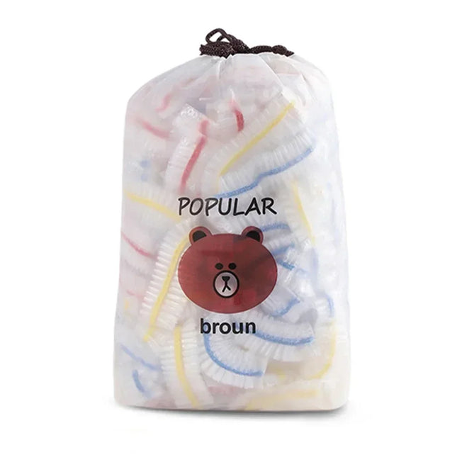 100/1000x Food Covers Plastic Kitchen Disposable Fresh-keeping Lid Food Covers Elastic Warp Packaging - product image 7