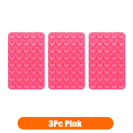 Silicone Suction Cup Phone Holder Multi-Functional Anti-slip Mobile Fixture Pad Double Sided Detachable For iPhone Huawei Tablet