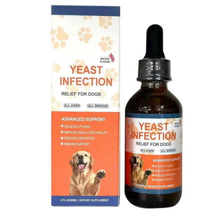 60ml Pet Yeast Drops for Dogs And Cats - Supports Gut Health Nutrient Absorption And Enhances Overall Quality of Life