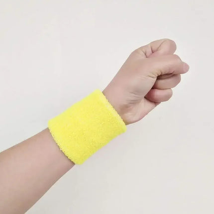 L XL Wristband Sport Sweatband Hand Band Sweat Wrist Support Brace Wrap Guards for Gym Volleyball Basketball Tennis Wrist Band