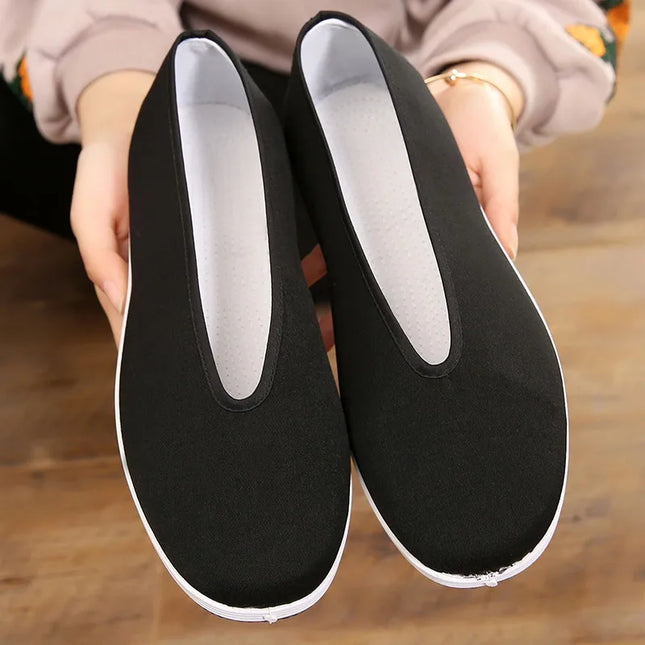 Traditional Chinese Kung Fu Cotton Shoes Tai Chi Martial Arts Training Cloth Shoes Breathable and - product image 6