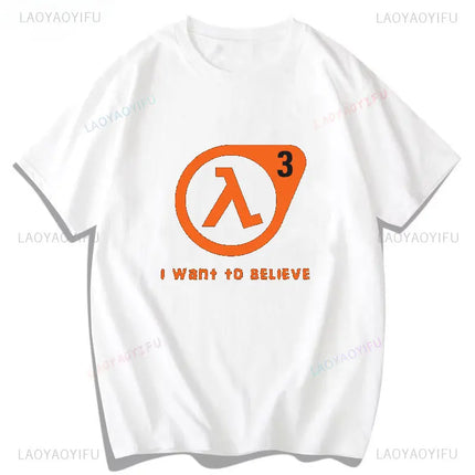 New Style Cry of Fear Half Life 2 Combine Grunge Logo Men's Unisex T-Shirt Casual Funny Gaming Clothes Polyester Printed Tees