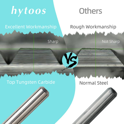 HYTOOS 5XC Safety Barrel Nail Drill Bits 3/32 Smooth Top Carbide Manicure Bit Remove Thick Gel Drills Accessories Supplier