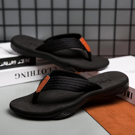 MEN Flip flop Comfortable Breathable Slip-On Sandals for Men Casual Summer Footwear