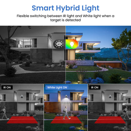 Wansview 2K Solar Security Camera Wireless Outdoor Surveillance with Motion Detection IP65 Waterproof Solar-Powered CCTV for Home Safety 2-Way Audio Color Night Vision