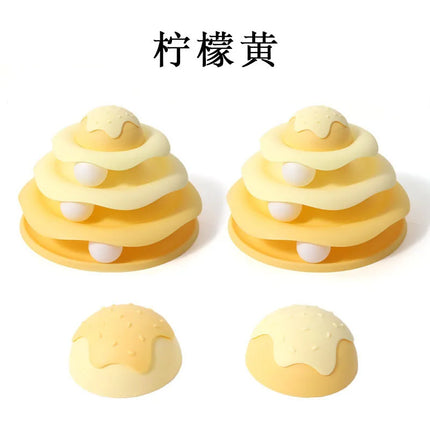 Popular Turntable Toys Cat Toys Little Bee Tumbler Cat Teasing Artifact Turntable
