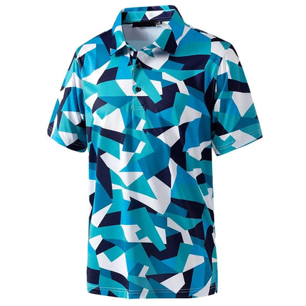 Flower Tree Leaf 3D Printed Casual Polo Shirt For Men Hawaii Vacations Oversized Short Sleeves T-shirt Summer Trend Lapel Tops