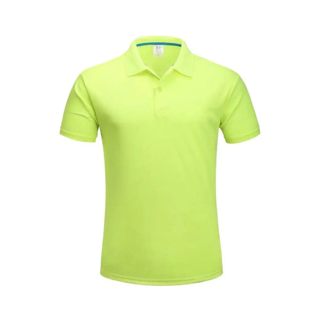 Blank Dry Fit Golf Shirts Men Breathable Polyester Quick Dry Polo T Shirt Unisex Sport Collar T-shirt Playeras Polos Pour Hommes