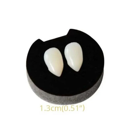1-4Pcs Halloween Vampire Dentures Prop Halloween party Costume DIY Cosplay Props Decoration False Teeth With Dental Gum