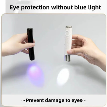 ONAIL Nail Art One-line Light Automatic Sensor Nail Lamp Handheld Nail Art Baking Lamp Small Phototherapy Lamp for Nail Salon