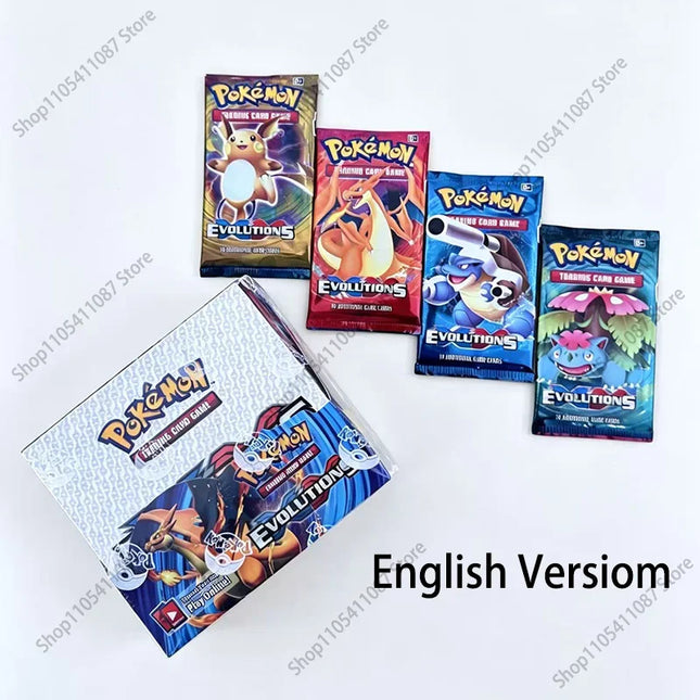 360 Stück Pokémon-Karten Evolutions Kampfstil Booster Box Sammelkartenspiel TCG Kinder Sammel-Pokémon-Karten Spielzeug