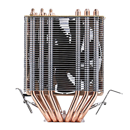 6 Heat Pipe Twin Towers Air-cooled Computer Cooler CPU Cooling 90mm Fan 4pin/PWM Installing LGA2011 2066 x79 x99 2099 E5 E3 AMD