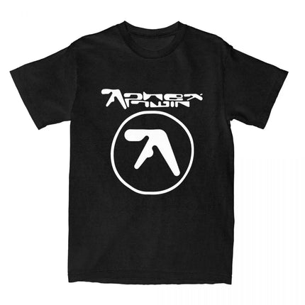 Men Women's Aphex Twin Music T Shirt Cotton Clothing Vintage Short Sleeve Round Collar Tee Shirt Party T-Shirt