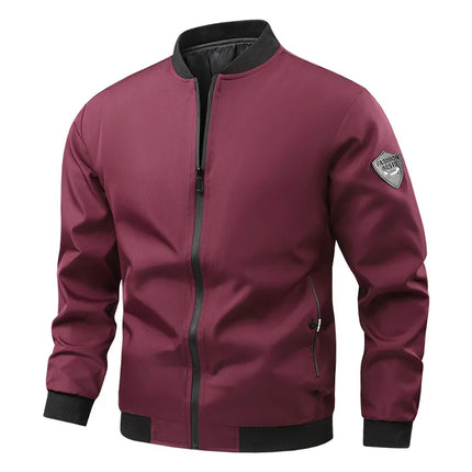 Men Solid Casual Outerwear Jacket New Arrival Spring Autumn Loose Versatile Fashion Coat Daily Casual Outdoor Male Clothing