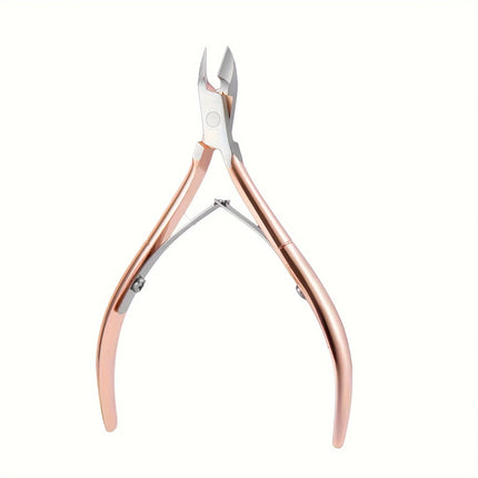 1Piece Cuticle Nipper, Premium Stainless Steel Cuticle Trimmer for Manicure & Pedicure at Home/Spa/Salon