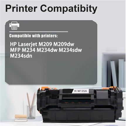 W135A toner cartridge for HP LaserJet M209dw and MFP M234 series