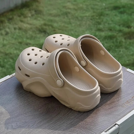 Women DIY Silver Butterfly-Knot Fashion Bow Decor Clogs Summer Sping Autumn Beach Sandals Cave Hole Garden Shoes Students Girls
