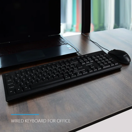 MANMU Office Keyboard And Mouse Combo Set Gaming Wired Mouse For Computer - product image from BSM MART