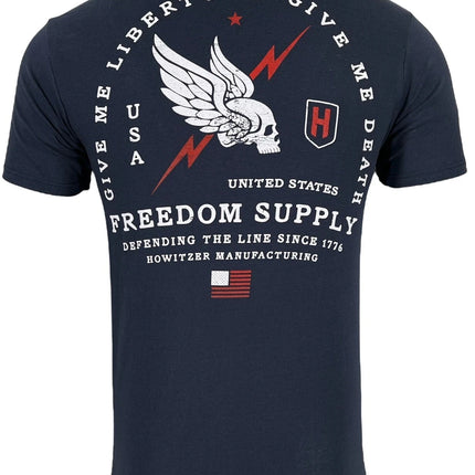 New Howitzer Style Men's T-Shirt FREEDOM LINE Military Grunt - Suitable for Sports Wear Pure Cotton