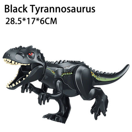 Jurassic Dinosaurs Building Blocks Indominus Rex DIY Big Size Tyrannosaurus Action Figure Models Children Toys Animals Gifts