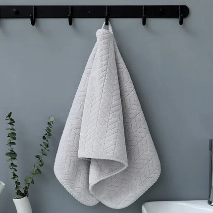 35x75cm Thickened Coral Velvet Cotton Bath Towel Increases Water Absorption Adult Bath Towel Soft Affinity Household Quick Dry