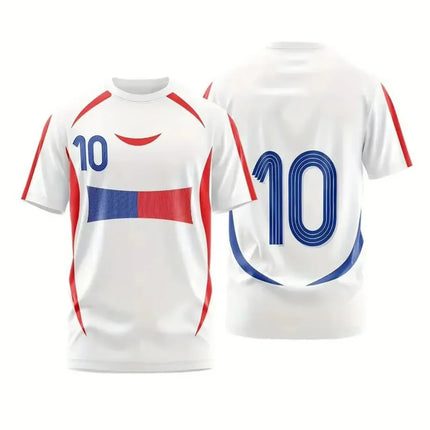 Outdoor sports T-shirt football jersey 3d Printing Summer Leisure Dry Quickly Men's T-Shirt Children's Clothing Tee Y2k Woman