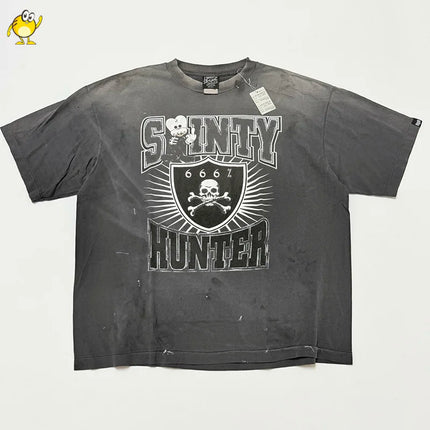 Best Quality Vintage Saint T Shirt Men Woman Summer Casual Print Short Sleeve Hip Hop Fashion Loose New Top Tee