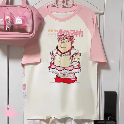 Madoka Magica t shirt women harajuku t-shirts female comic clothing