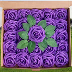 deep purple / 25PCS no box leaves