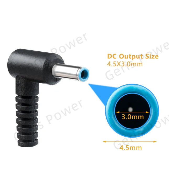 140W USB C PD auf DC 4.5X3.0mm Laptop Ladekonverter Schnellladekabel Adapter für HP Envy ProBook EliteBook Pavilion Stream