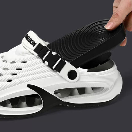 Outdoor Beach Thick Bottom Sandals Men 2026 Summer Eva Soft Sole Platform Clogs Men Comfortable Non Slip Sport Sandals Couple