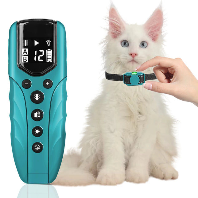 No Shock Cat Training Collar, Vibrating Cat Collar with Remote 2000ft, Beep and Vibration Collor for - product image 7