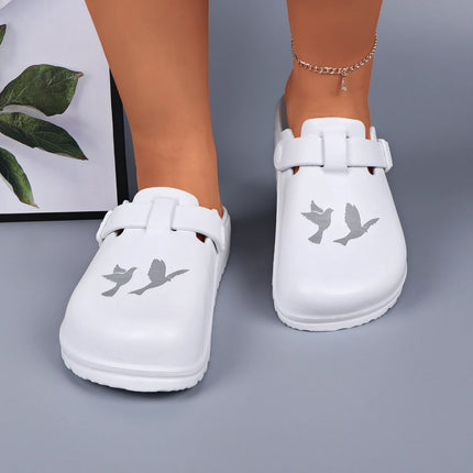 Summer Women Slippers  Platform Chef Shoes Casual Outdoor Clogs Beach Sandal Waterproof Non-slip Slides Indoor Home Shoes