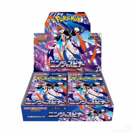 Pokemon Cards Genuine Original Trading PTCG Japanese M4 Booster Pack Original Box Mega Koga Ninja Ex Card Holder Ninja Spin Gift
