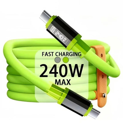 240W USB USB-C Fast Charge Cable USB To USB-C Data Cable USB-C Super Fast Charging Date Wire For iPhone Samsung - product ima