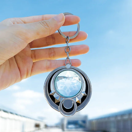 Genshin Impact Nod Krai Ineffa Visions Pendant Cosplay Anime Eye Of God DIY Backpack Keychains Halloween Party Transparent Decor