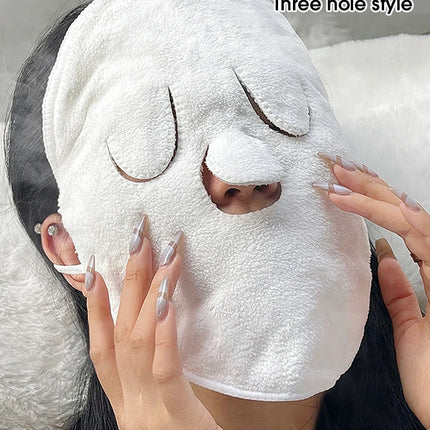 Hot compress towel hanging ear soft skin-friendly steam heating cold hot compress face towel wet compress irrigation face towel
