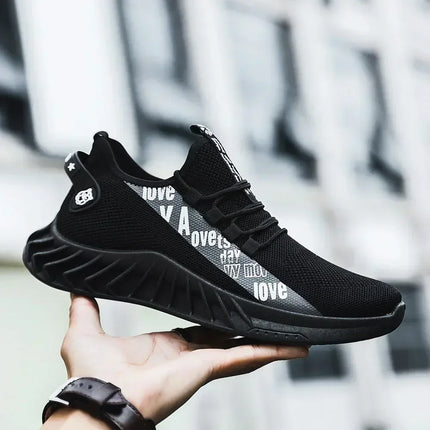 Breathable Air Mesh Casual Sports Shoes 2026 Spring and Autumn Soft Soled Running Shoes Coconut Fashionable Men's Woven Shoes