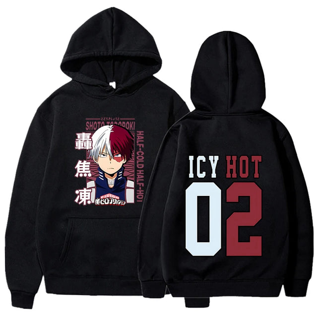 Anime My Hero Academia Midoriya Izuku Deku Hoodies Damen Herren Casual Pullover Personalisiertes Anime Sweatshirt Übergröße